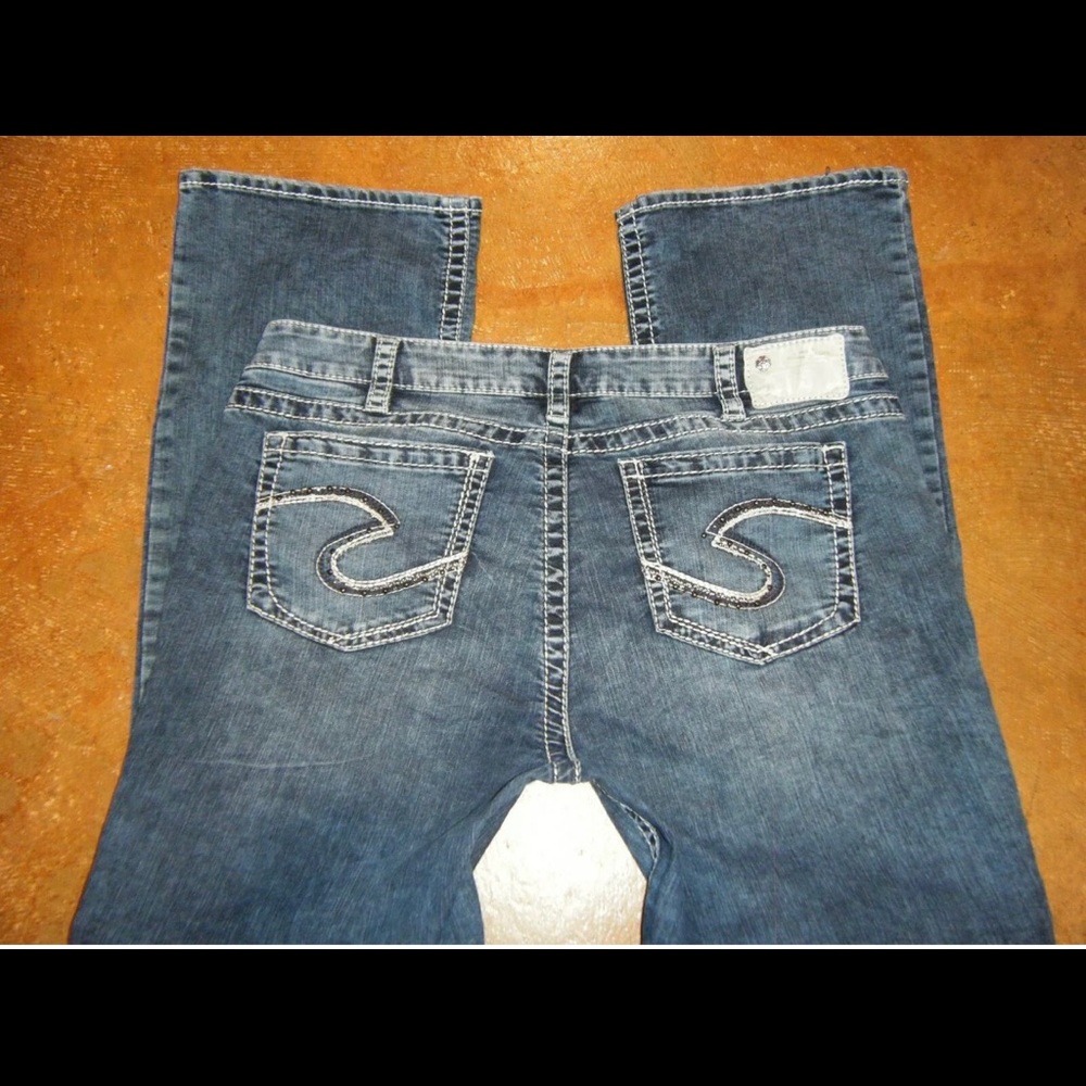 Silver plus size jeans